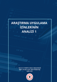 Araştırma Uygulama İzinlerinin Analizi 1